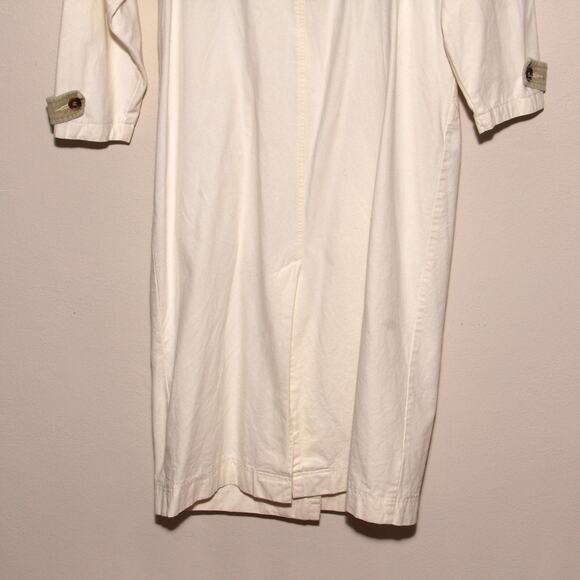 Vintage 90s Denim Duster Jacket Coat Size Medium Paris Sport Club - Picture 8 of 11